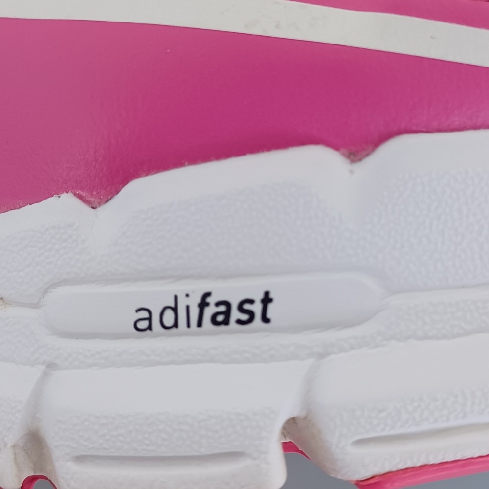 adidas Women's Pink and Gray Athletic Training Sneakers - Picture 6 of 9